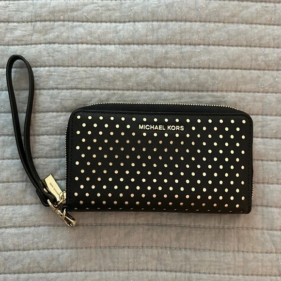 MICHAEL Michael Kors | Bags | Michael Kors Black Gold  display picture 1